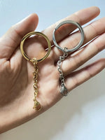 Treated Steel Key Rings